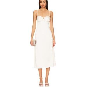 Cami NYC Dorothea Satin Midi Dress NWT Sz. 6